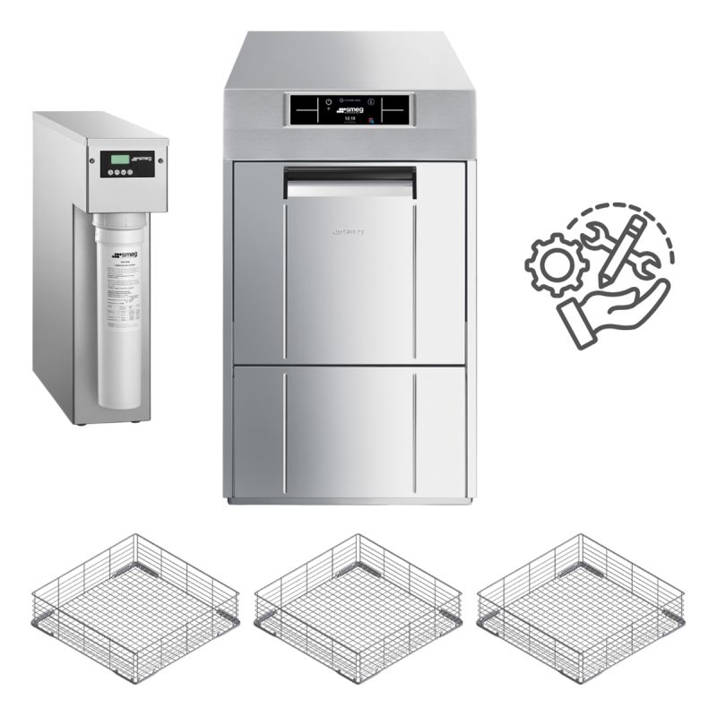 PACK subvention Lave-verre 50x50 SPG452H + Paniers + Osmoseur