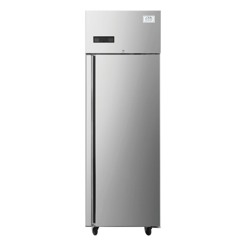 Armoire emboutie négative 1 porte vitrée 552L