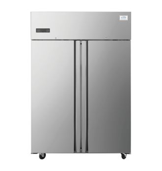 Armoire emboutie positive 2 portes vitrées 1235L