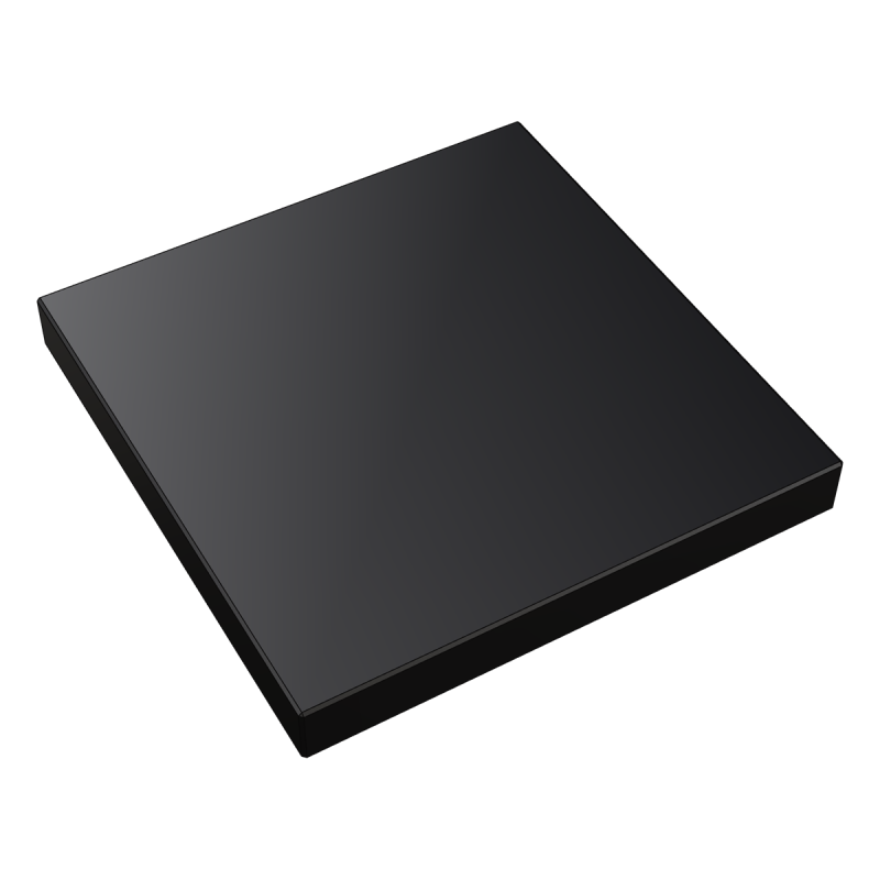 Black PE preparation 171x174x20 mm