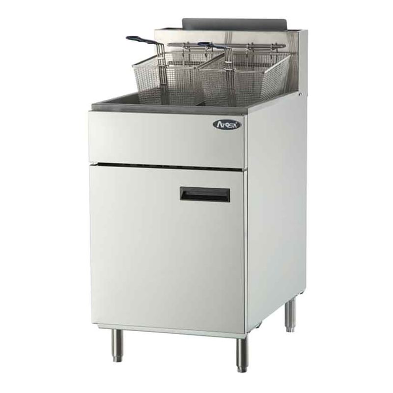 Friteuse gaz propane haut rendement 1 cuve 75 kg/h