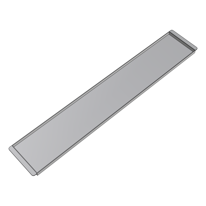 Preparation tank set with an internal tray of 1080 mm