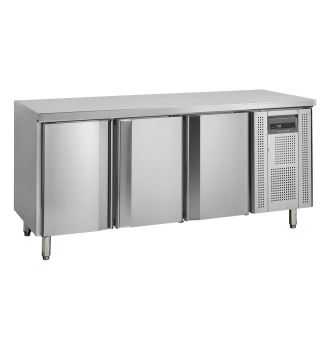 Table réfrigérée négative 3 portes pleines 345 L