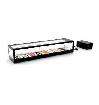 Vitrine à sushi avec groupe à distance 8GN1/3
