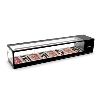 Vitrine double réfrigération compact 8GN1/3