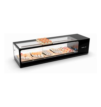 Vitrine double réfrigération compact cuve plate L1320