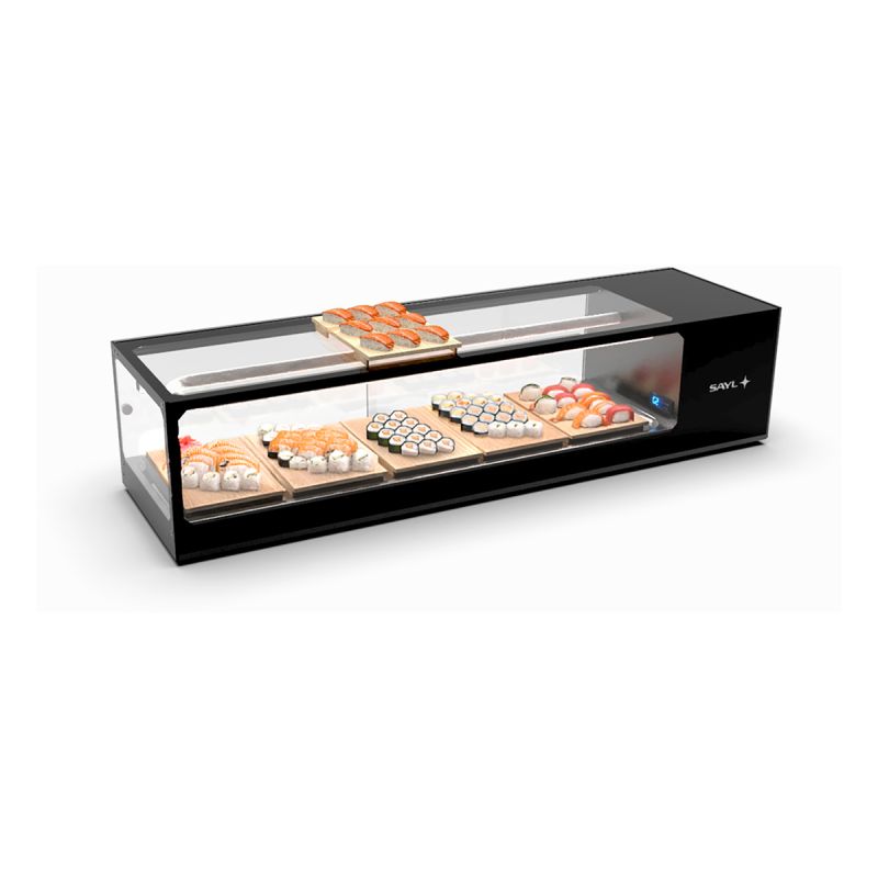 Vitrine double réfrigération compact cuve plate L1320