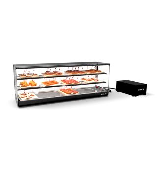 Vitrine réfrigérée avec groupe à distance sans étagères L1190