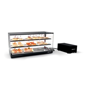 Vitrine réfrigérée avec groupe à distance sans étagères L840