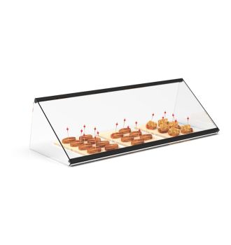 Vitrine d'exposition neutre pour boulangerie L920
