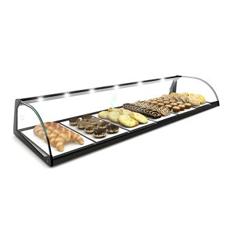 Vitrine d'exposition neutre avec LED L1190