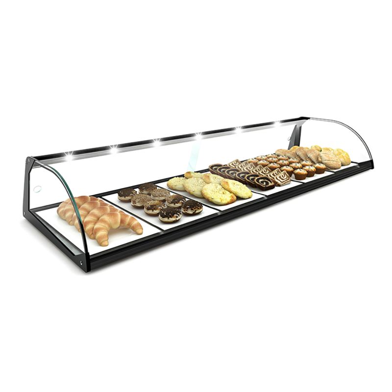 Vitrine d'exposition neutre avec LED L1190