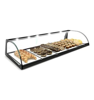 Vitrine d'exposition neutre avec LED L840