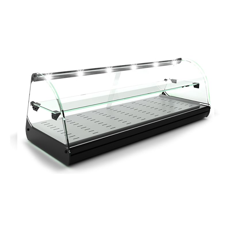 Vitrine bain marie 4 GN1/3 LED