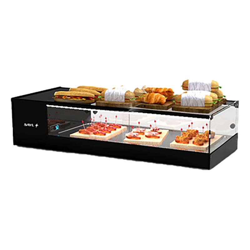 Vitrine réfrigérée à Tapas moteur à gauche L970