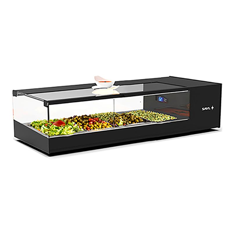 Vitrine réfrigérée à Tapas 4GN1/3 moteur à droite