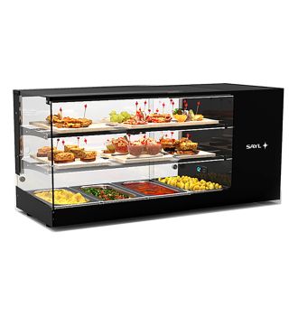 Vitrine réfrigérée compact 4GN1/3 2 étagères