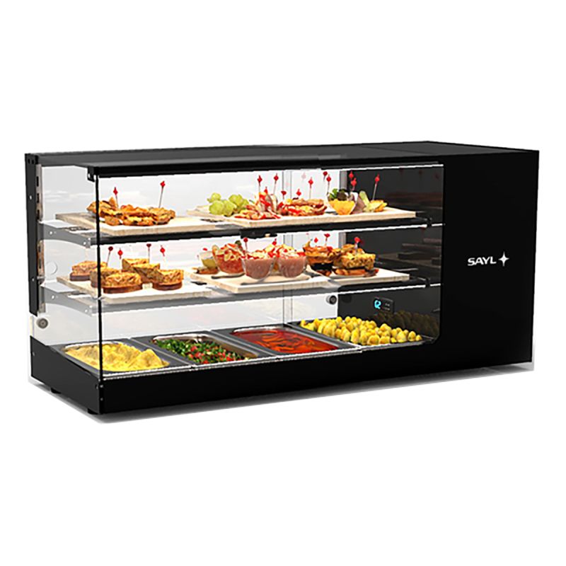 Vitrine réfrigérée compact 4GN1/3 2 étagères