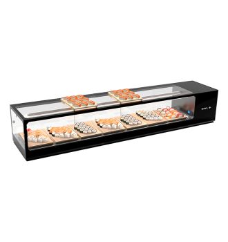 Vitrine double réfrigération compact cuve plate L1680