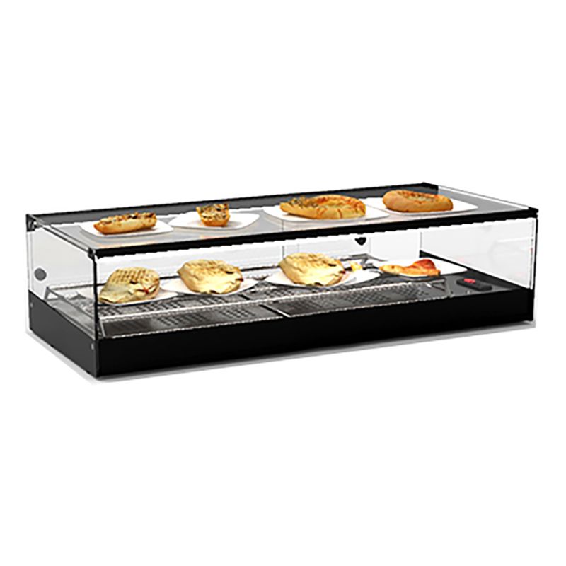 Vitrine chauffante à chaleur sèche sans étagères L840