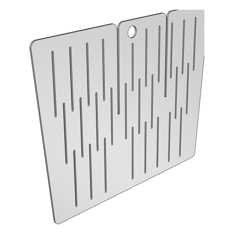 Lateral separation grid ice chest cocktail station 100L