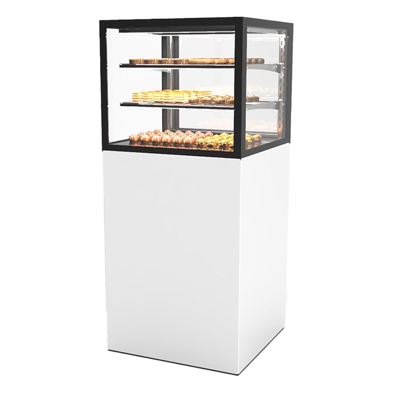Vitrine réfrigérée ventilé 2 étagères service arrière H1400
