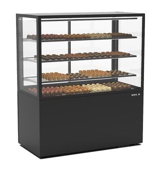 Vitrine réfrigérée ventilé 3 étagères service arrière L1200