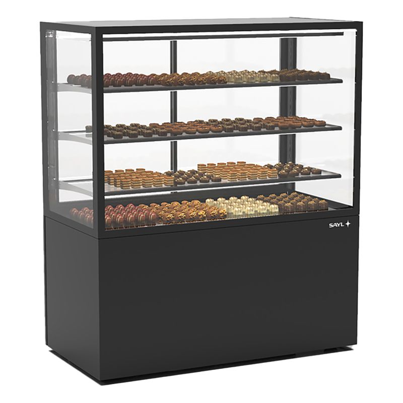 Vitrine réfrigérée ventilé 3 étagères service arrière L1200