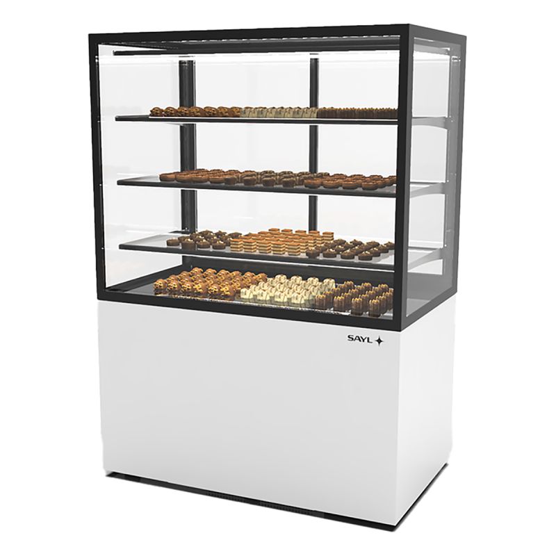 Vitrine réfrigérée ventilé 3 étagères service arrière L1000