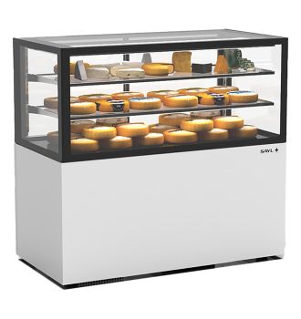 Vitrine réfrigérée ventilé 2 étagères service arrière L1200