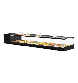 Vitrine réfrigérée à Tapas 8GN1/3 moteur à gauche