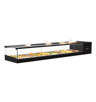 Vitrine réfrigérée à Tapas 8GN1/3 moteur à droite