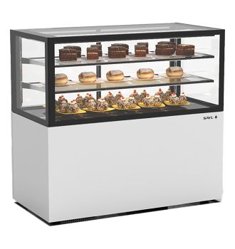 Vitrine réfrigérée 2 étagères service arrière L1200
