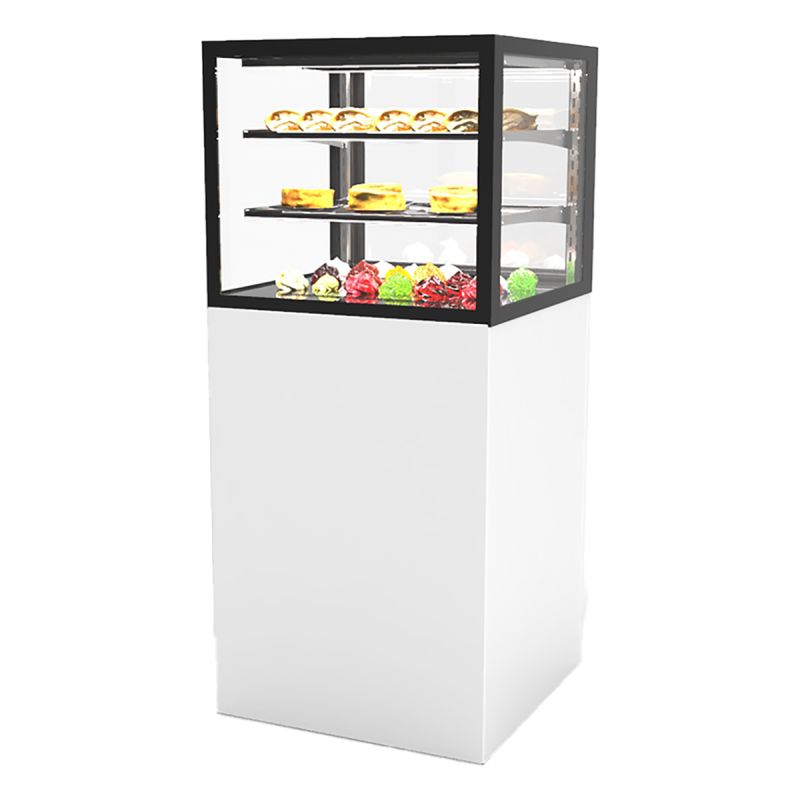 Vitrine réfrigérée 2 étagères service arrière H1400