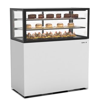 Vitrine réfrigérée 2 étagères service arrière