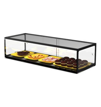 Vitrine d'exposition neutre STANDARD 1 niveau