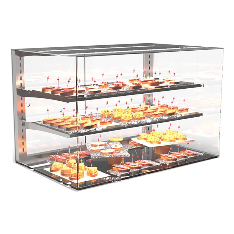 Vitrine d'exposition neutre sans structure