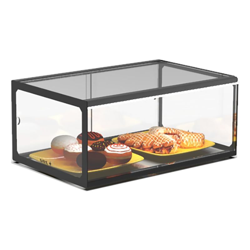 Vitrine d'exposition neutreCOMPACT 1 niveau avec LED