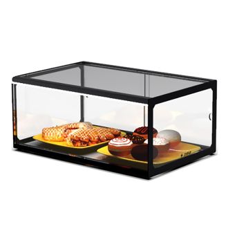 Vitrine d'exposition neutreCOMPACT 1 niveau