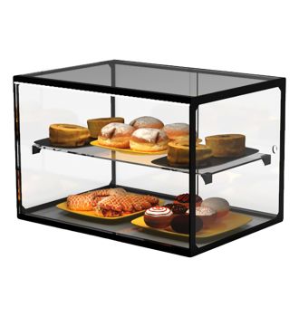 Vitrine d'exposition neutreCOMPACT3 niveaux
