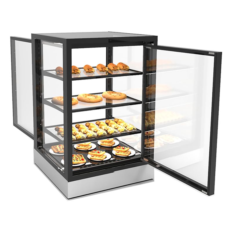 Vitrine chauffante 3 étagères self-service L600