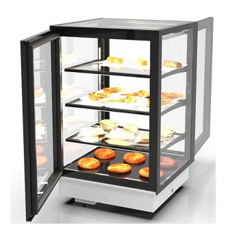 Vitrine chauffante 3 étagères L600