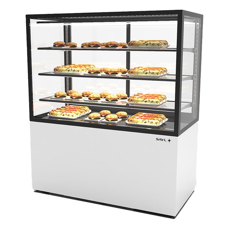 Vitrine chauffante 3 étagères L1200