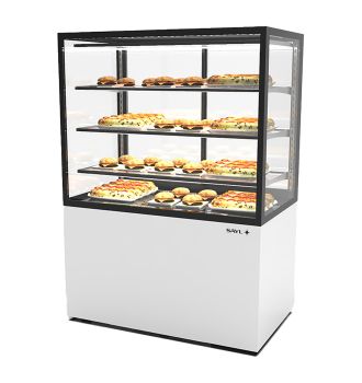 Vitrine chauffante 3 étagères L1000