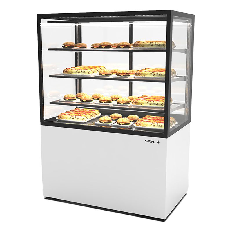 Vitrine chauffante 3 étagères L1000