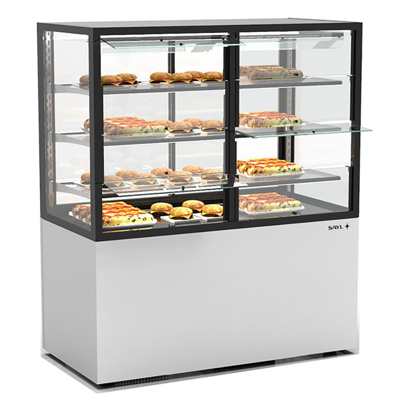 Vitrine chauffante 3 étagères H1400