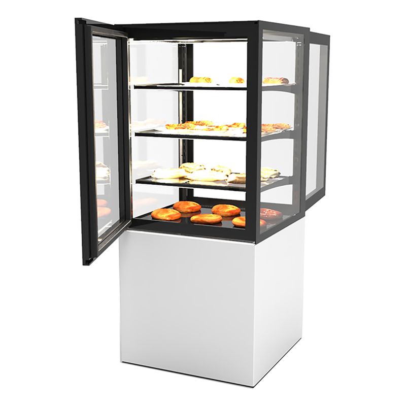 Vitrine chauffante 3 étagères accès frontal L600