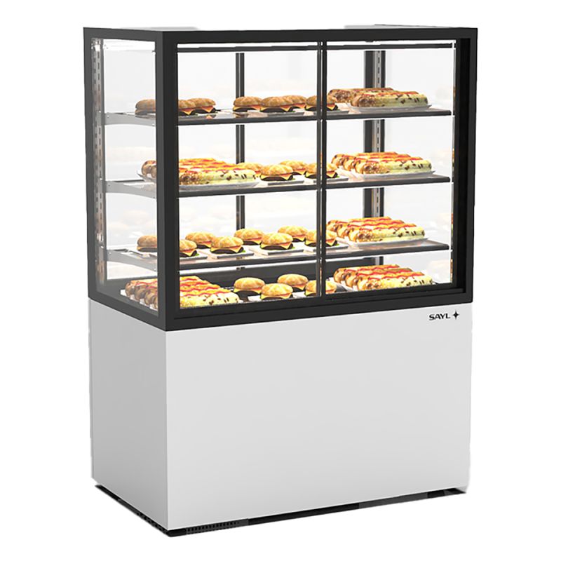 Vitrine chauffante 3 étagères accès frontal L1000