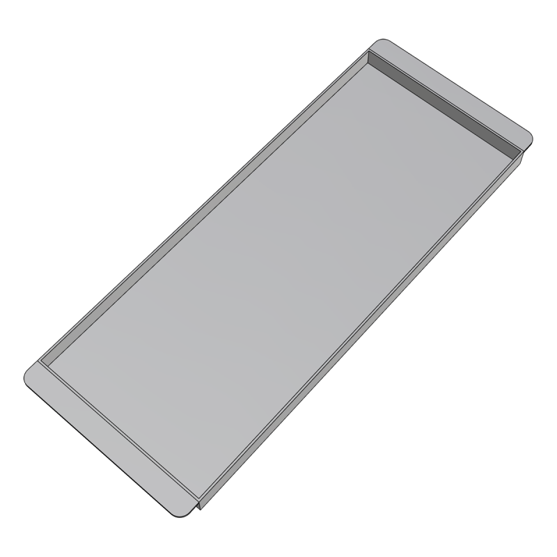 Preparation tank set with an inner tray of 443 mm