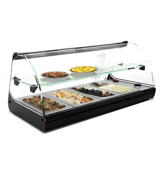 Vitrine bain marie 4 GN1/3